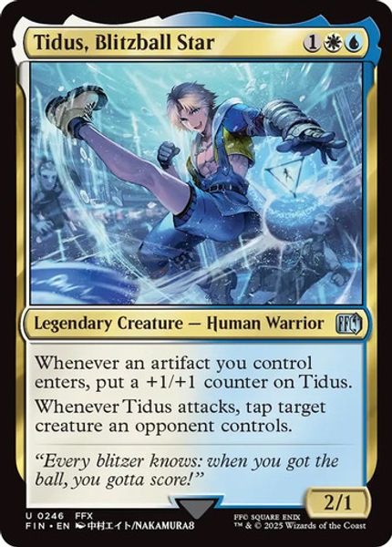 Hovedbilde Tidus, Blitzball Star (Foil)